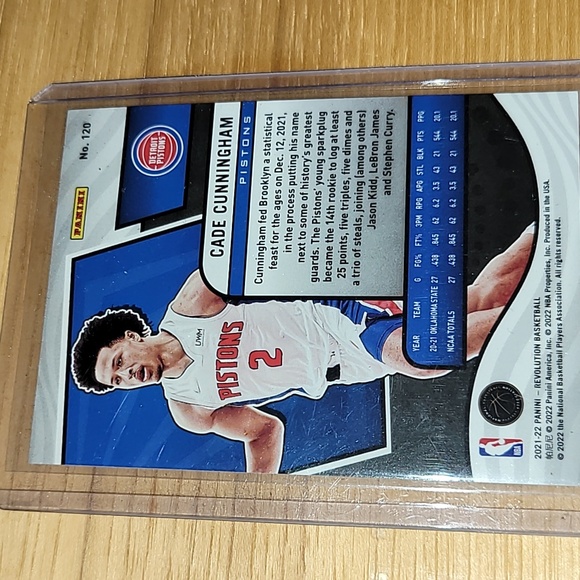 Cade Cunningham. Panini Revolution. Prizm. Rookie Card - Picture 4 of 5